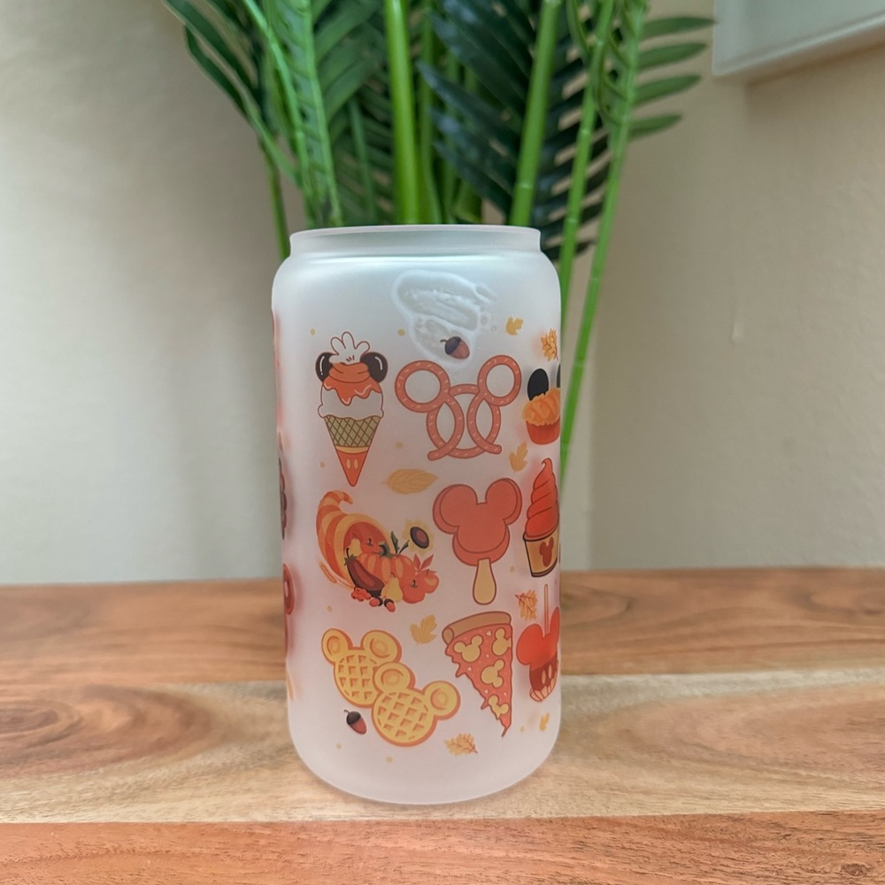 🆕 Fall Can Glass Cup - Picture 3 of 6